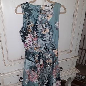 Fit flare floral dress by Closet/Modcloth
